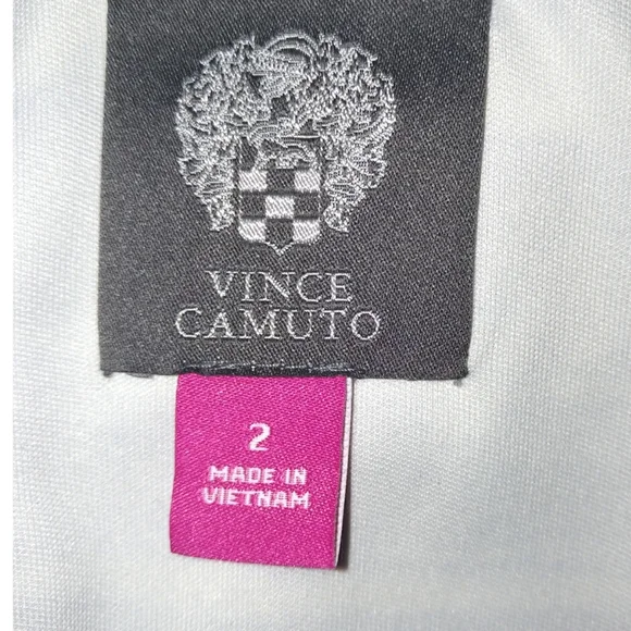 Vince Camuto 3/4 Sleeve Striped Shift Dress - Picture 7 of 8